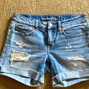 American Eagle Baggie Jean Shorts